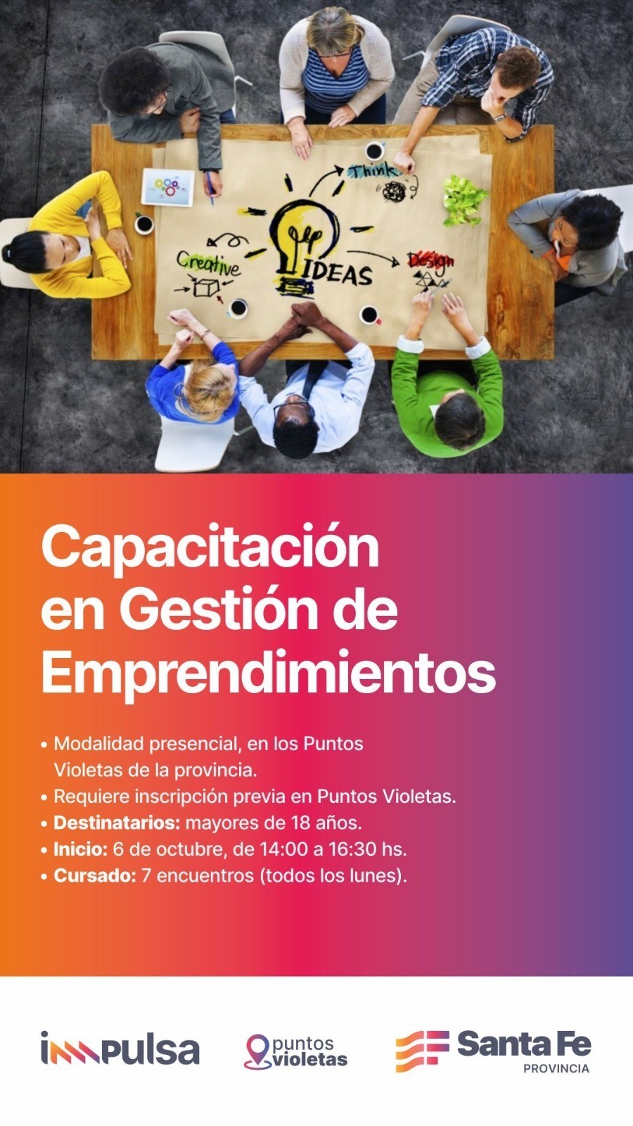 El objetivo de esta iniciativa es acompañar a quienes buscan potenciar sus proyectos productivos.