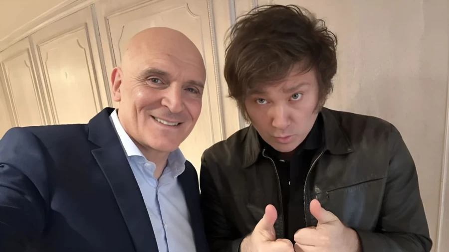 José Luis Espert y Javier Milei en una foto reciente.