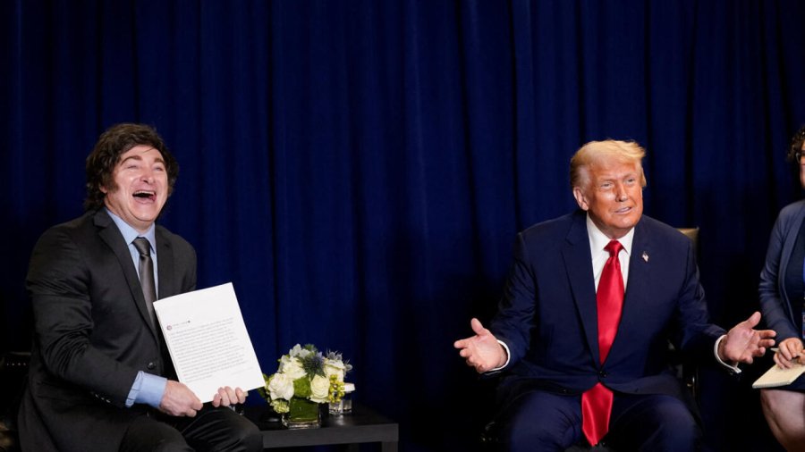 EN WASHINGTON. avier Milei será recibido por Donald Trump en la Casa Blanca el 14 de octubre.