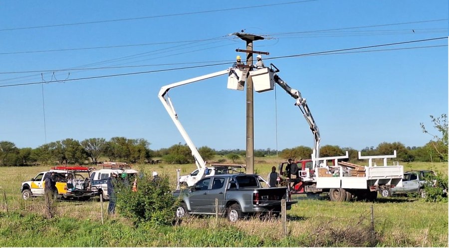 El nuevo reconectador instalado.