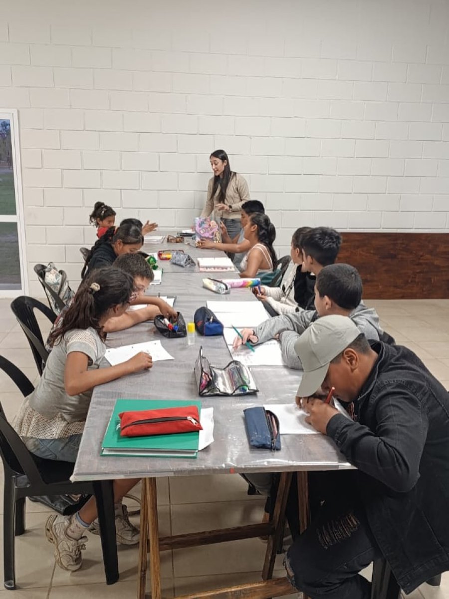 La actividad captó la atención de los niños.