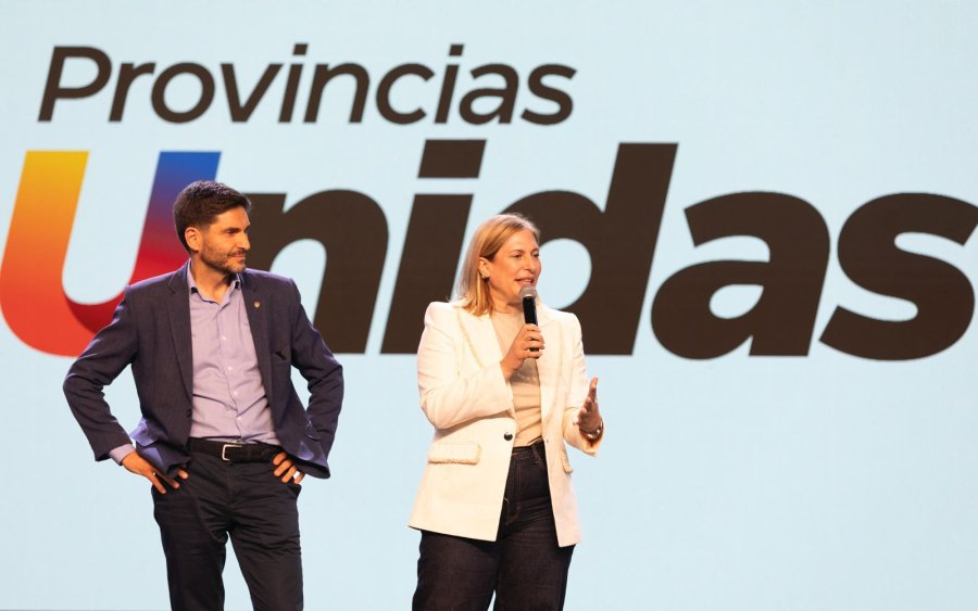 Pullaro brind&oacute; un fuerte respaldo a la vicegobernadora y candidata a diputada nacional, Gisela Scaglia. (PROV. UNIDAS)