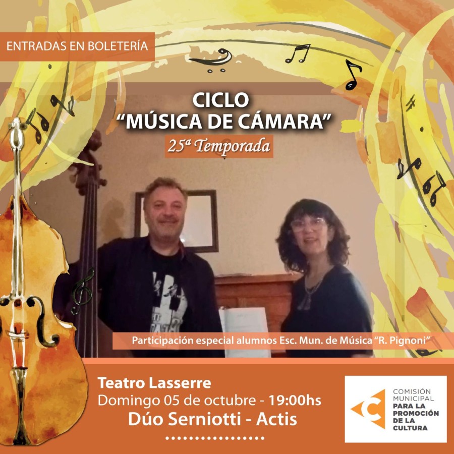 PROMOCIÓN. El teatro difunde el atractivo programa para el domingo.