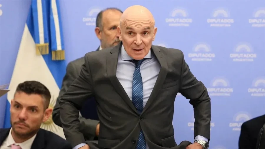 José Luis Espert en Casa Rosada.