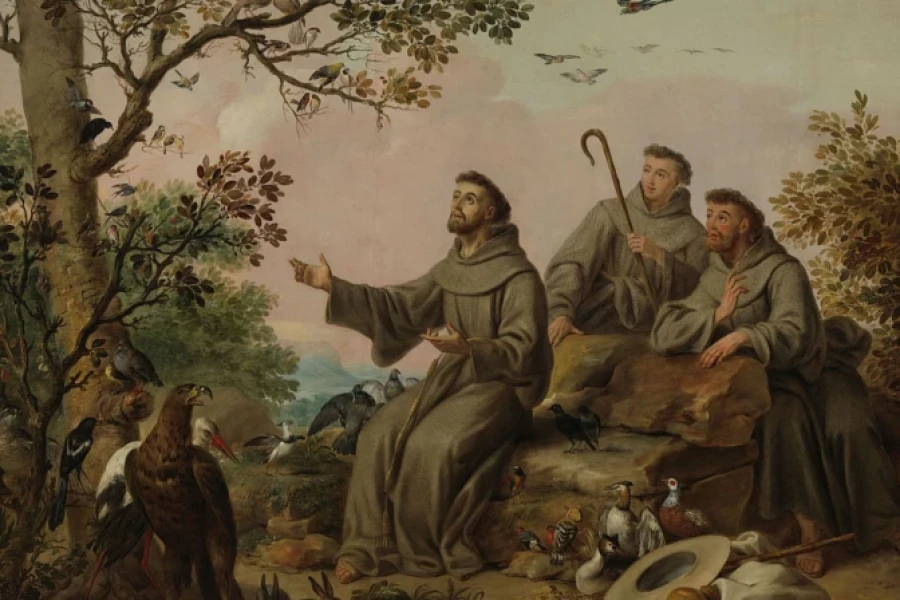 San Francisco de Asís predicandio a las aves, de Antonio Carnicero (1788-1789).