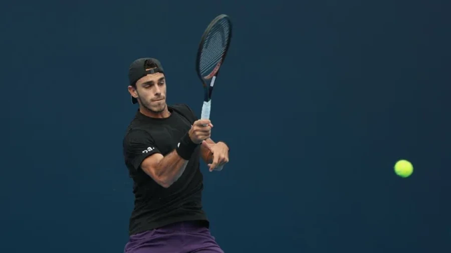 ELIMINADO. El tenista argentino.