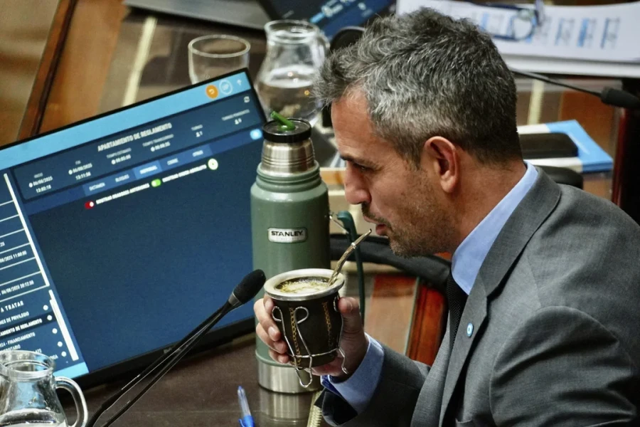 Martín Menem (LLA), presidente de la Cámara de Diputados.