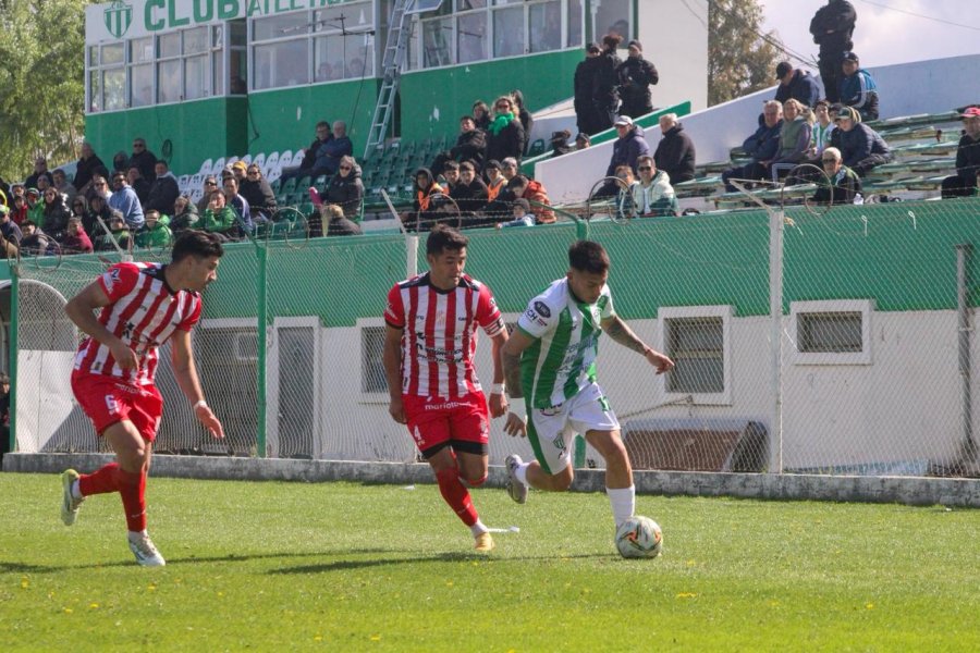 BUEN RESULTADO. Fue 1 a 1 en la Patagonia.