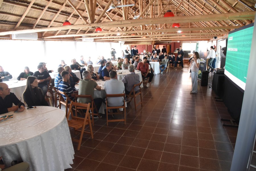 El acto de la Cooperativa Lehmann junto a los productores tamberos. (COOP. LEHMANN)