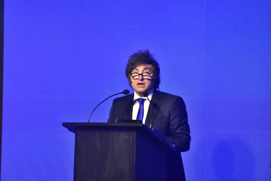 Javier Milei en Mar del Plata.