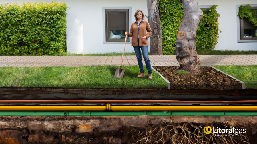 Debajo de las veredas pasan cosas, afirmaron desde Litoralgas.