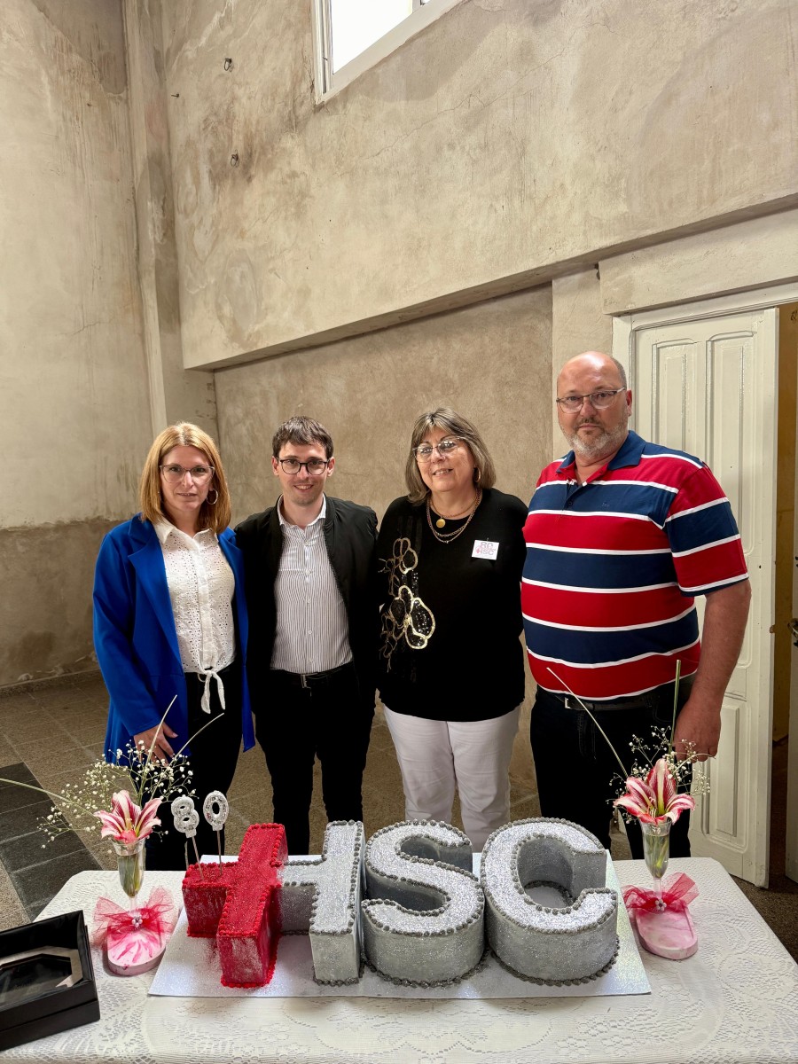 La celebración consistió en un almuerzo en el salón del Club Alianza.