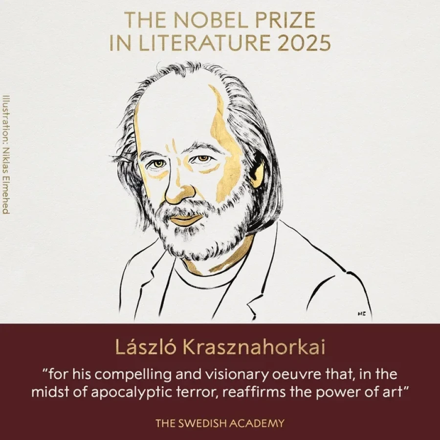 László Krasznahorkai Gyula, en el sur de Hungría, el 5 de enero de 1954.