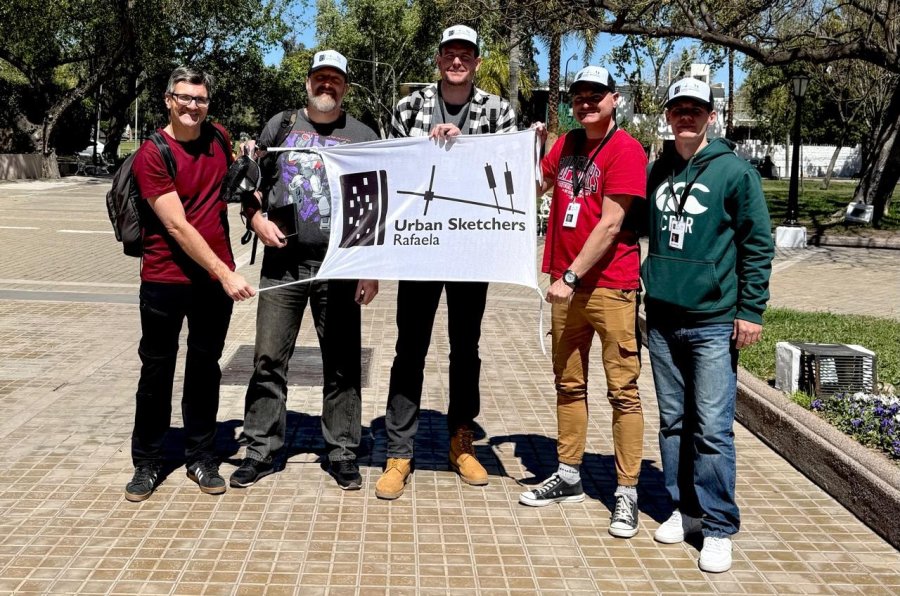 GRUPO RAFAELINO. Conformado por Diego Jappert, Maximiliano Cadenazzi, Sebastián Cagliero, Luis Kuhn y Julián Kalbermatten.