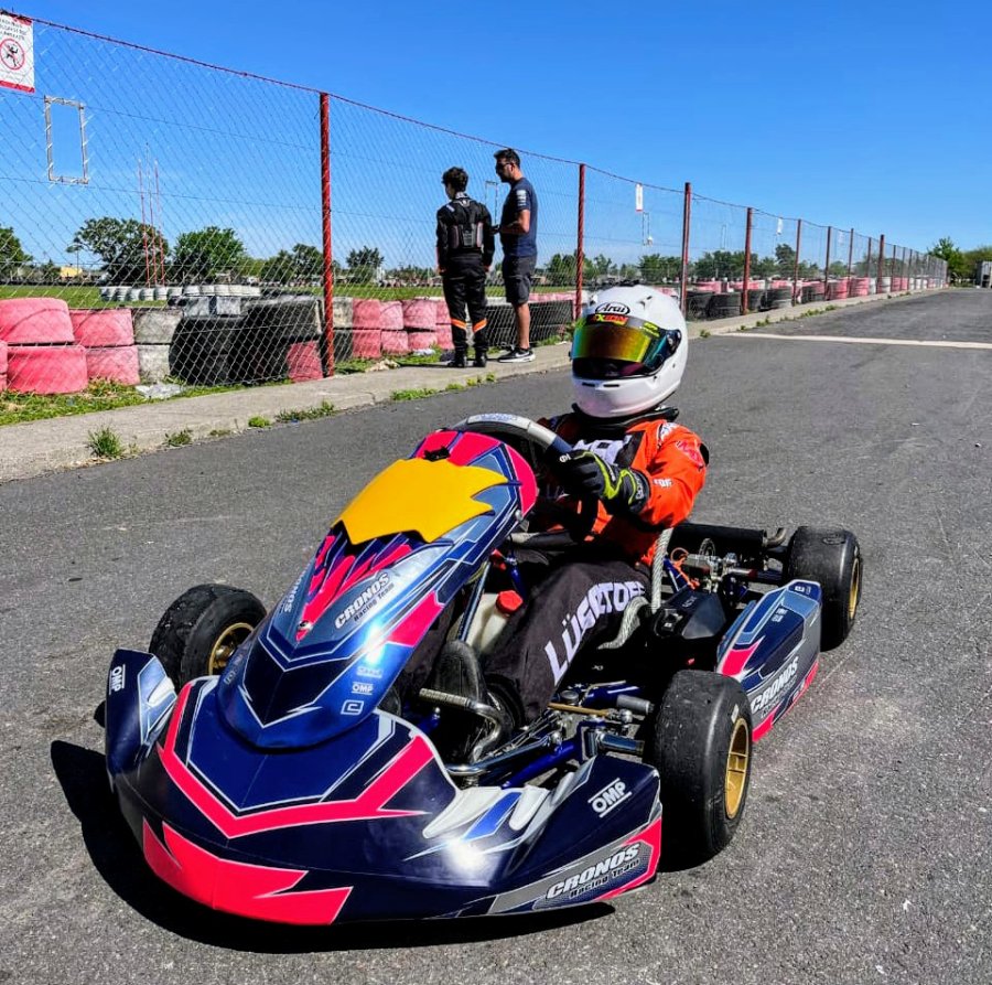 JUANI RUSCH. Correrá en la categoría Micro Max.