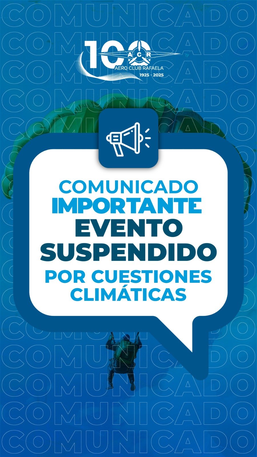 CONFIRMACION. La brindó el Aero Club.
