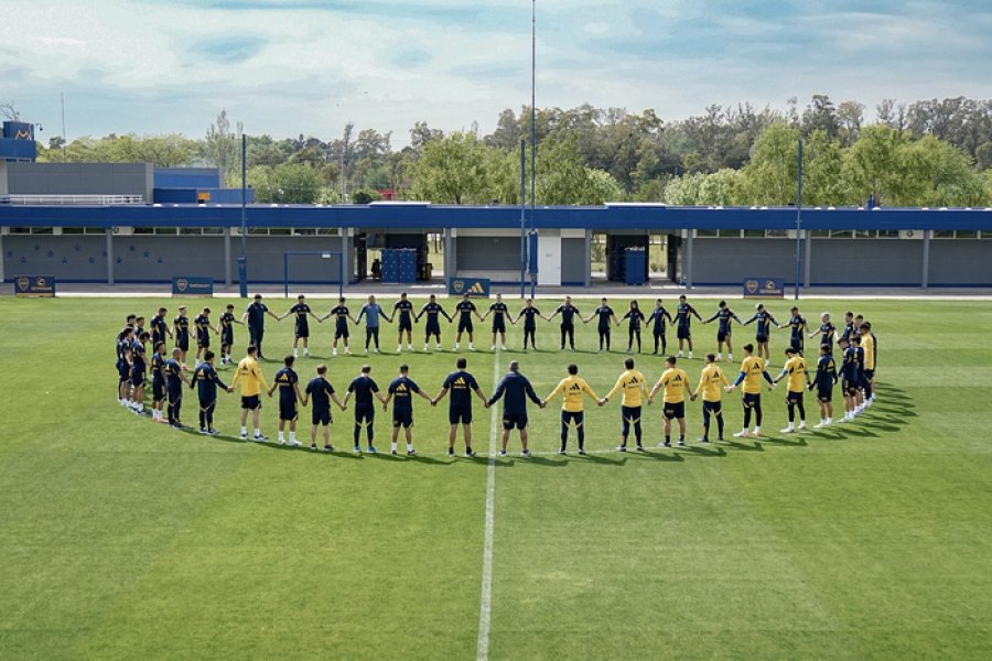 BOCA TUVO SU PRIMER ENTRENAMIENTO TRAS EL FALLECIMIENTO DE RUSSO