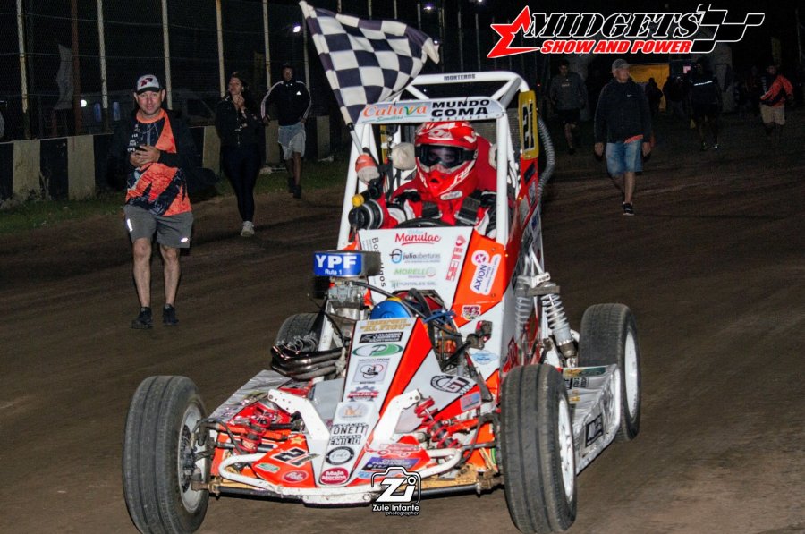 Cristian Molardo logró una nueva victoria en el Midgets Show and Power.