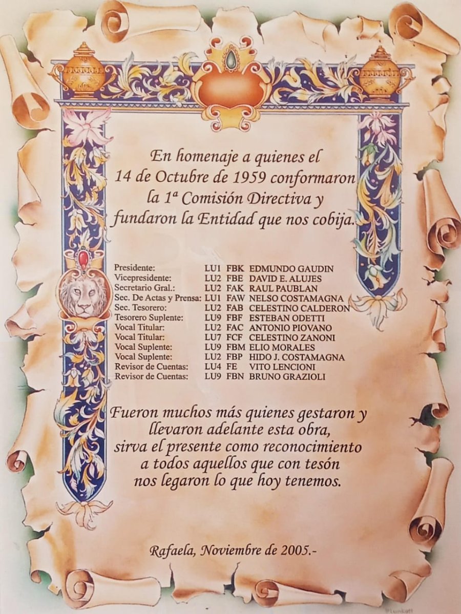 NUEVO ANIVERSARIO. El Radio Club Rafaela se ha consolidado como una de las instituciones más activas y comprometidas con la comunicación, la asistencia y el servicio en la ciudad y la región.