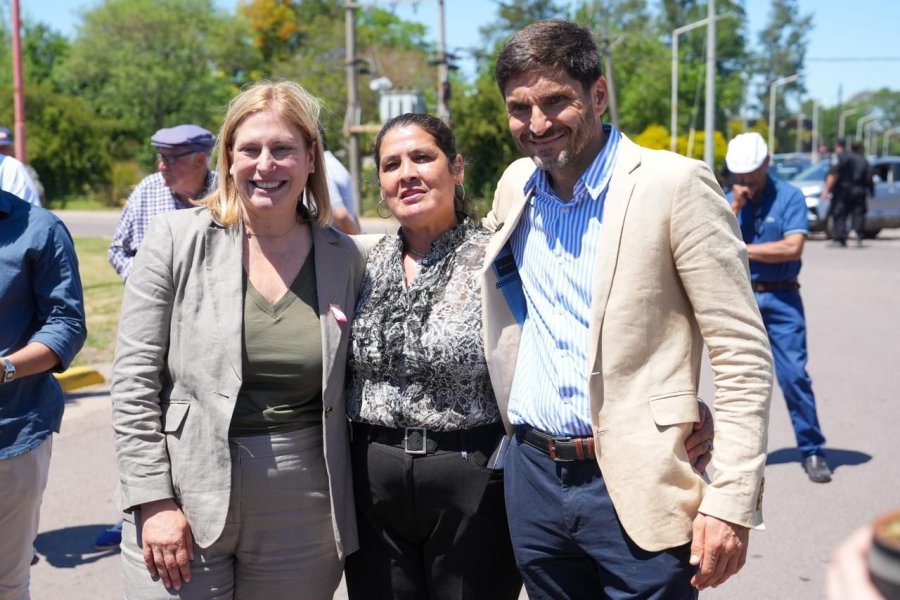 El gobernador Maximiliano Pullaro y la vicegobernadora Gisela Scaglia.