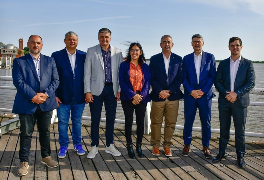 Los intendentes de Ciudades Unidas, un espacio del interior que busca darle más fuerza a Provincias Unidas.