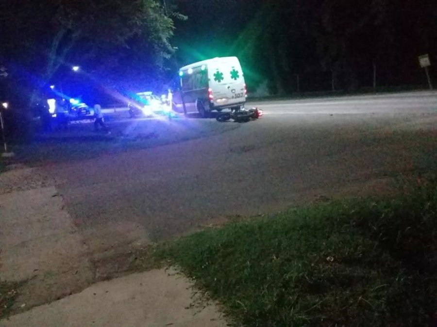 La escena del trágico siniestro vial en el que murió el joven Chialvo, en 2023.