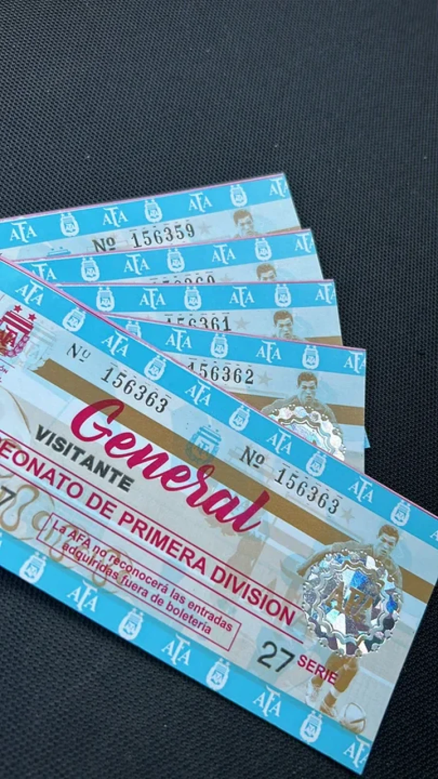 INCREIBLE. Las entradas que se venden para la final.