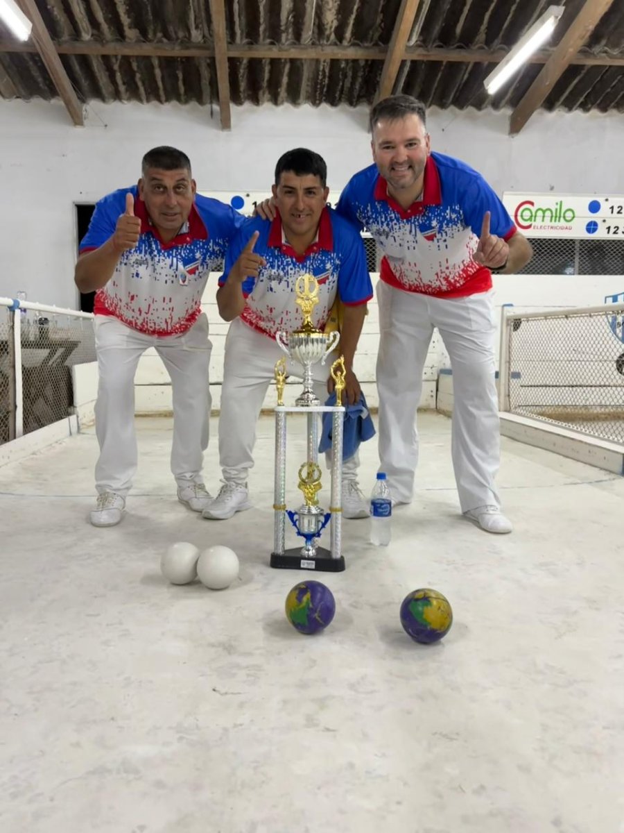 EQUIPO CAMPEÓN. Alejandro "Velay" Gallardo, Francisco "Pichi" Gaitán, Gastón Giorgis.