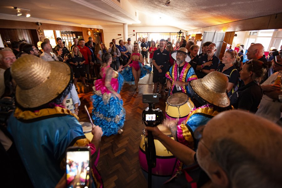 Vista general del acto de premiación.