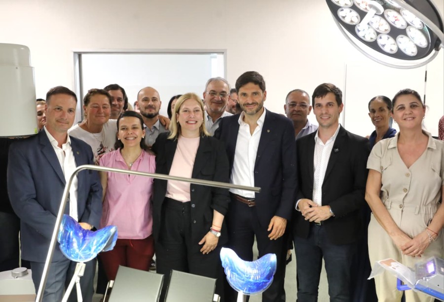 Pullaro junto a Scaglia visitaron Rafaela para recorrer obras que están en marcha.