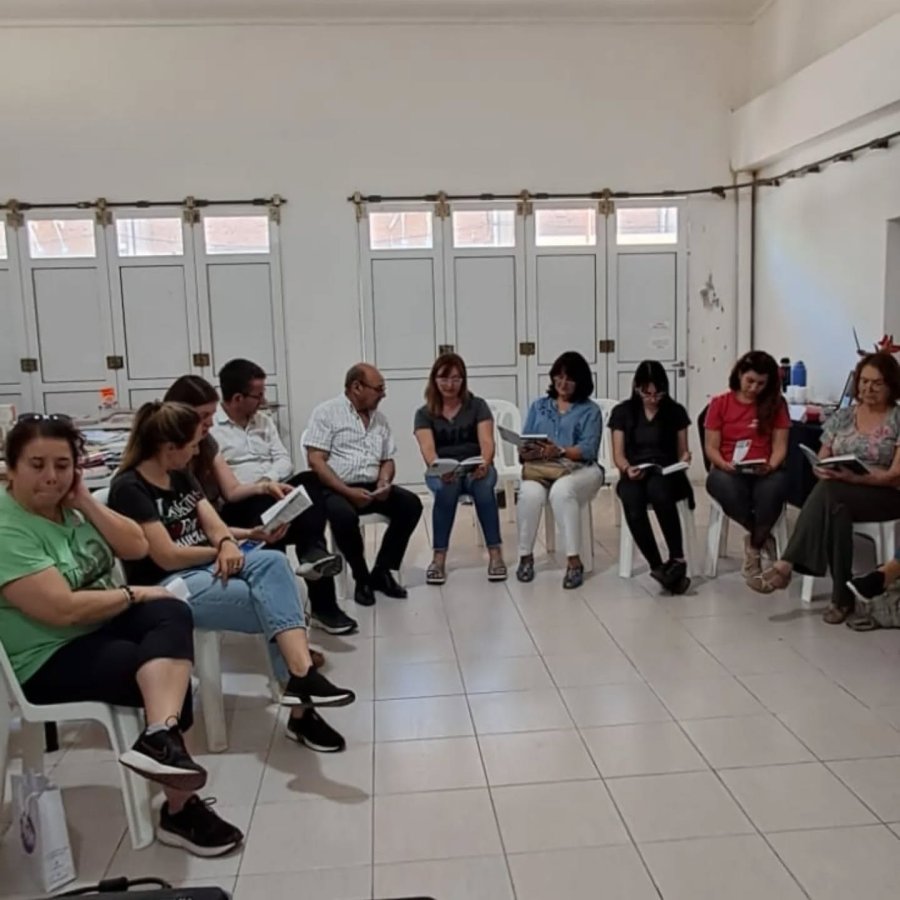 Un momento de la significativa realización.