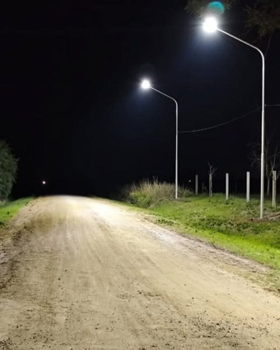 Uno de los sectoresd intervenidos con nueva luminación.