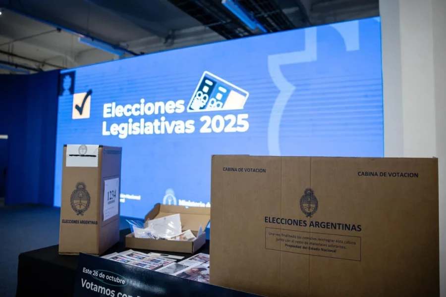 Simulacro para las próximas elecciones legislativas nacionales.