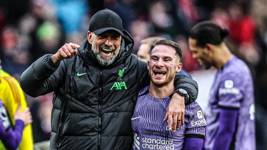 CON MAC ALLISTER. Jürgen Klopp dirigió a tan solo tres argentinos.