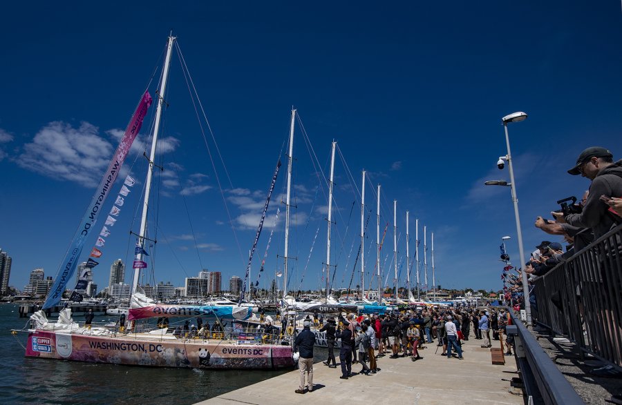 La flota que integra la regata.