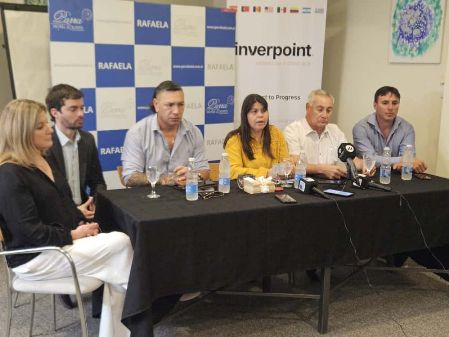 CONFERENCIA. Las autoridades de SITRAM y FESTRAM que bridaron detalles sobre la situación actual del gremio de municipales en nuestra ciudad.