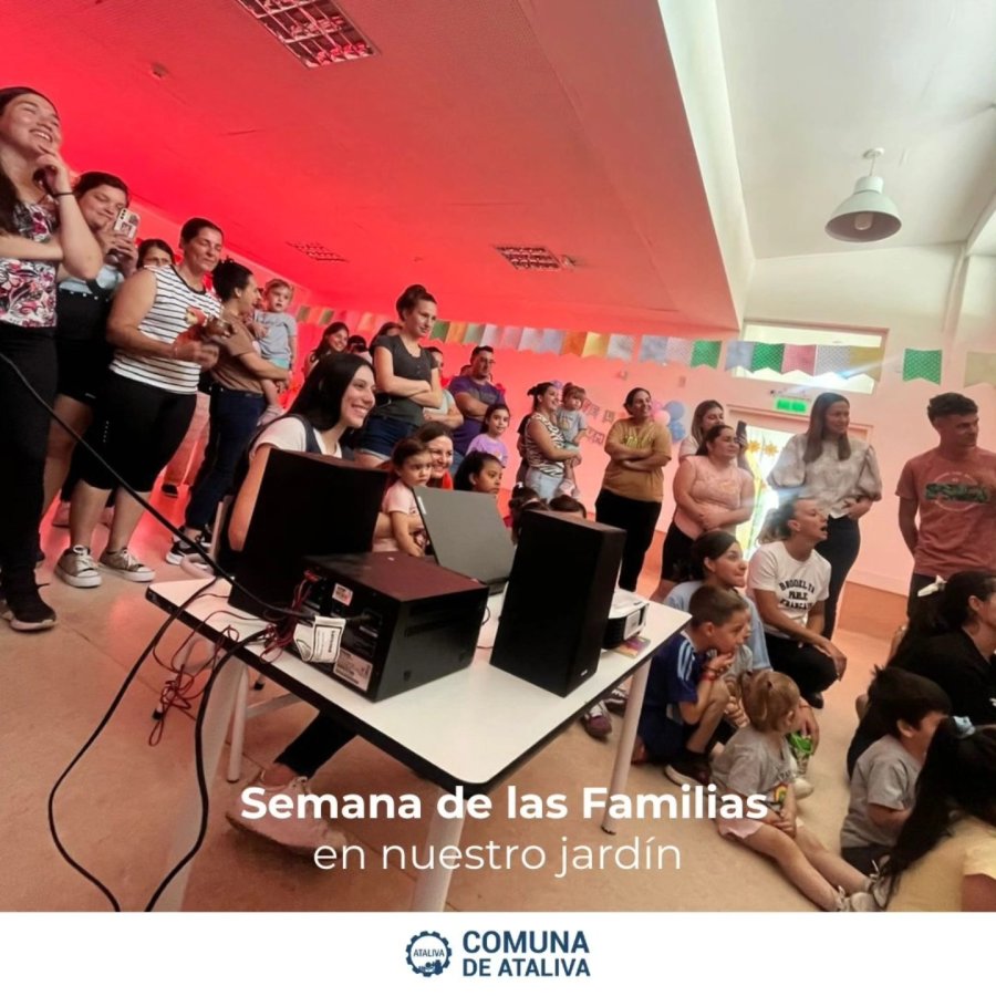 Las familias participaron de los festejos.