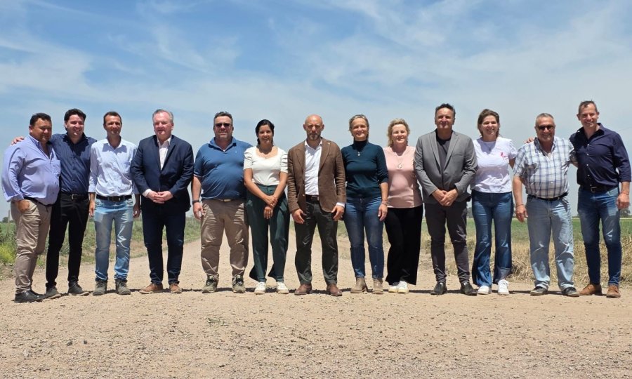 Inauguración en el marco del programa Caminos productivos.