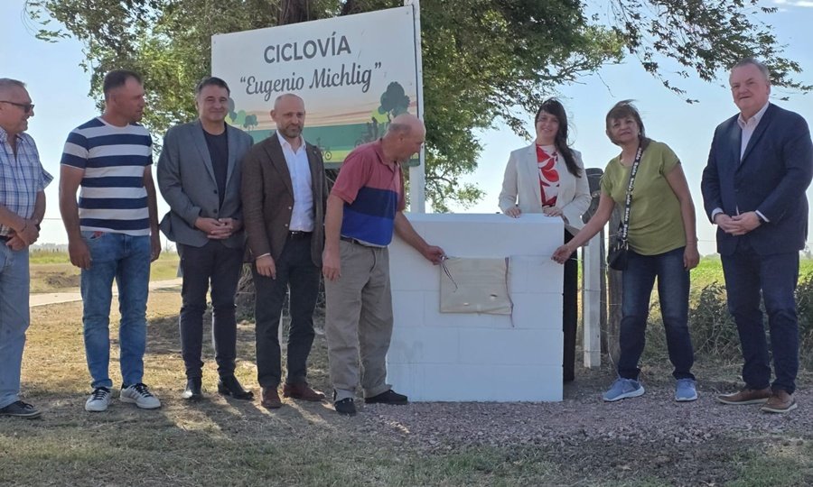 El momento de la inauguración.