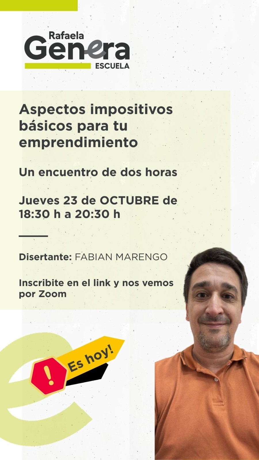La propuesta se desarrollará bajo modalidad virtual por Zoom.