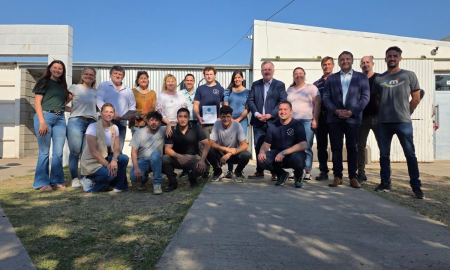 El acto llevado a cabo en la Escuela.