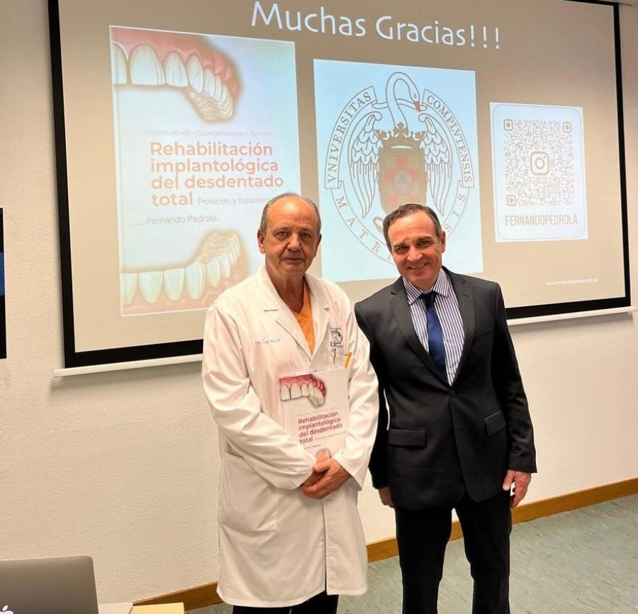 EXPERIENCIA. El Dr. Fernando Pedrola durante su gira académica por diversas instituciones de España.