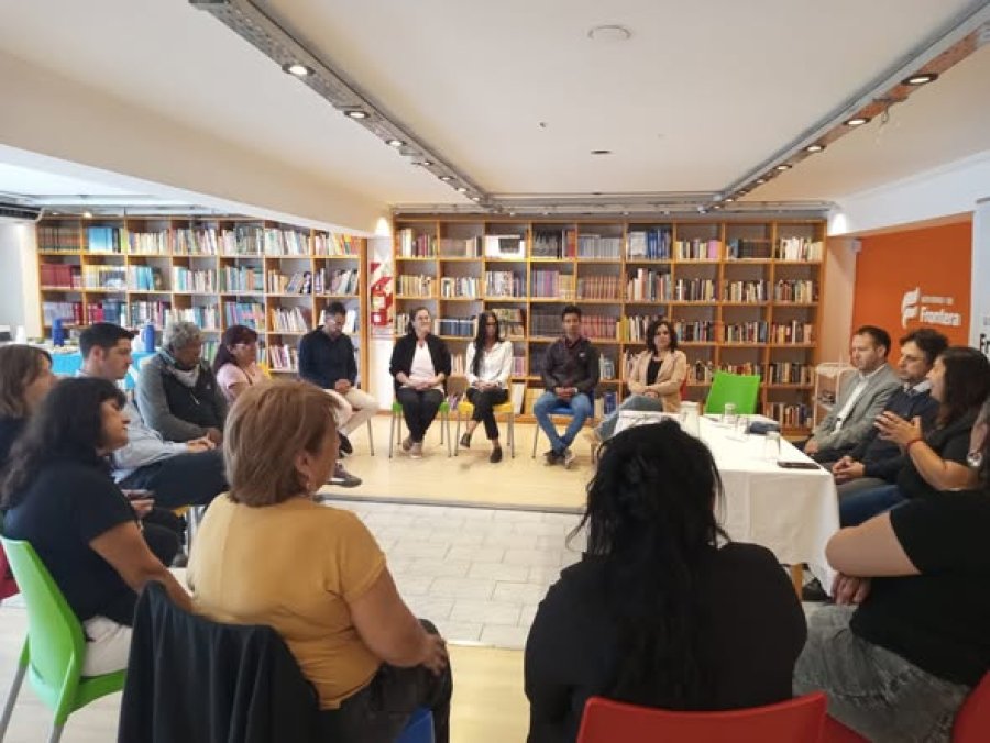 Vista general del acto cumplido en Frontera.