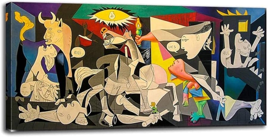Guernica icónica creación de Pablo Picasso.
