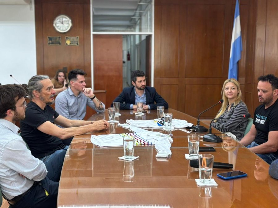 Ante los concejales, Lucas Peretti dio detalles de su gran año en competencias internacionales. (PRENSA CONCEJO)