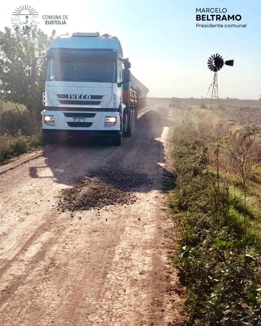 Uno de los sectores en que fue aplicado el ripio.