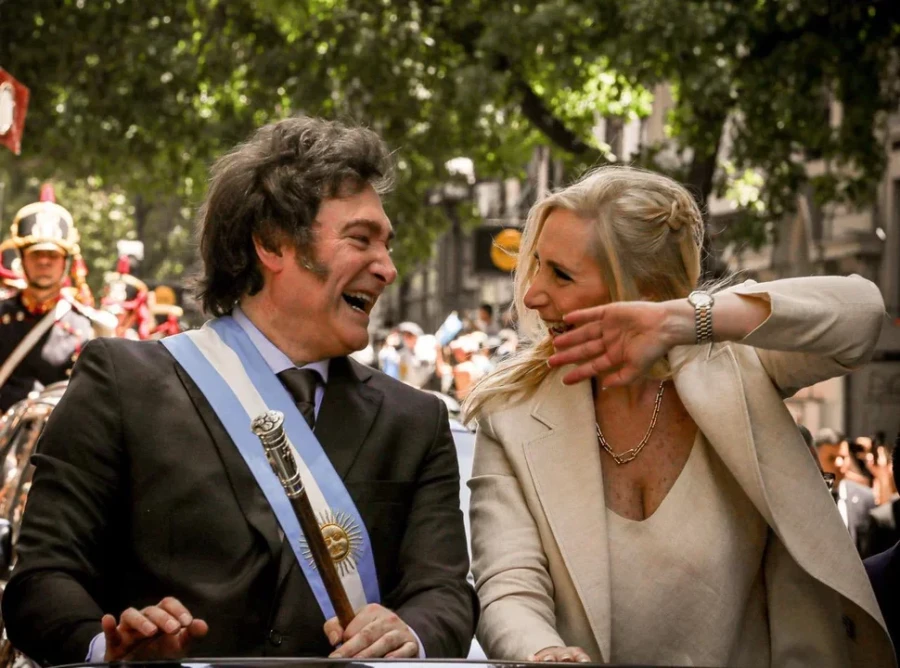El presidente Javier Milei destacó a la secretaria general de la Presidencia, Karina Milei.