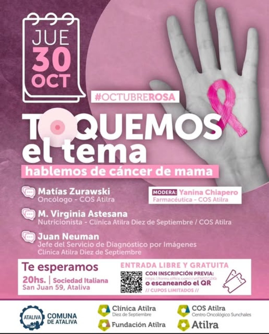 Invitación difundida desde el Gobierno atalivense.