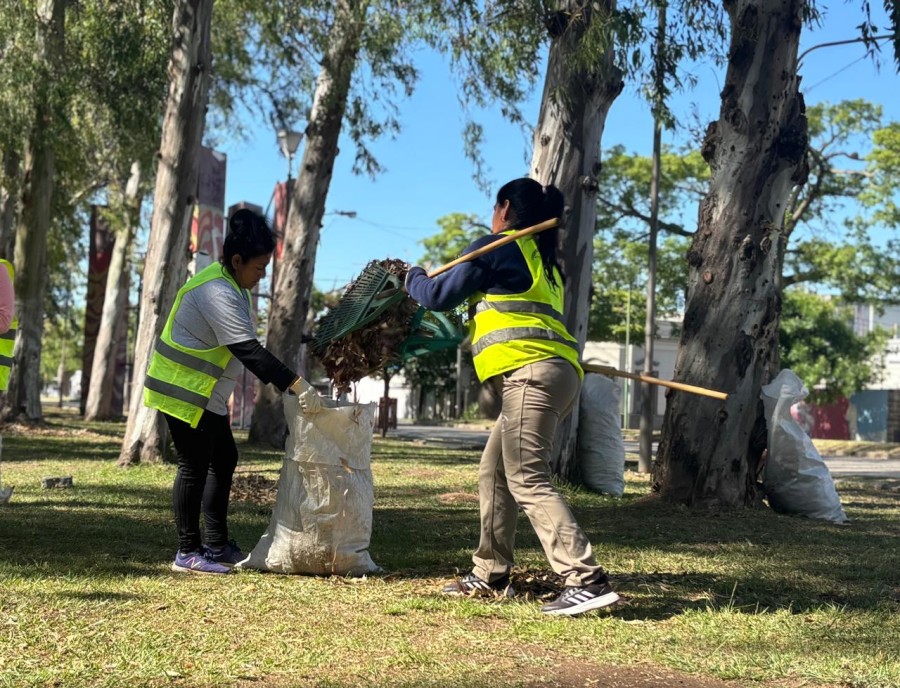 Estos trabajos se refuerzan luego de los vientos y las lluvias registradas recientemente.