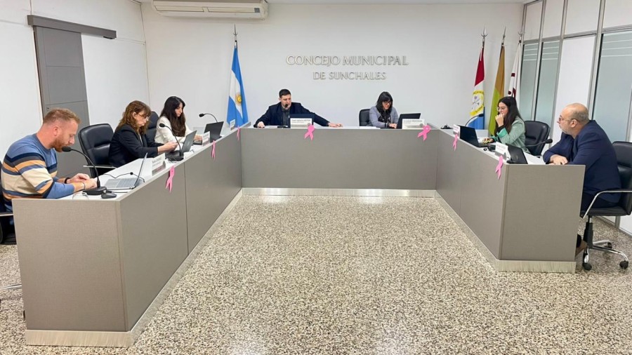 Los ediles en la sesión de esta mañana.